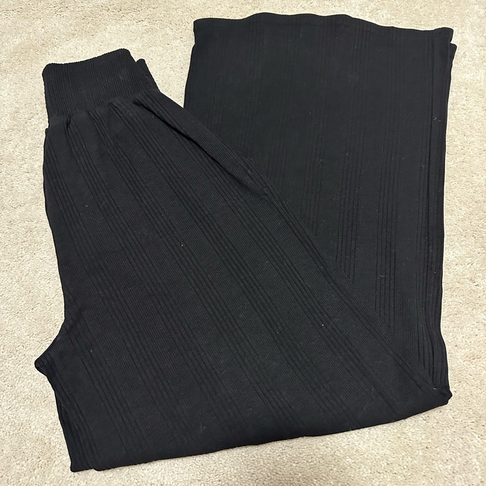 NWWT BB Dakota Black Wide Leg Pant